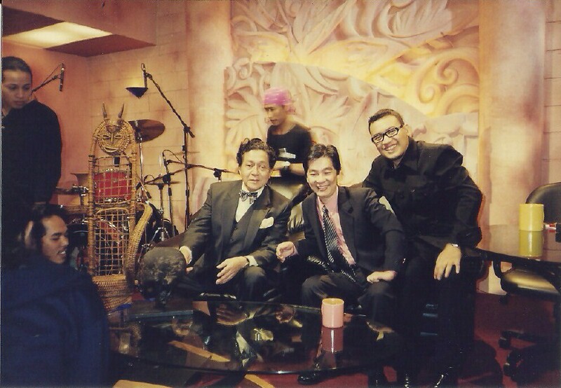 With Dato Shahrum Yub and Afdlin Shauki