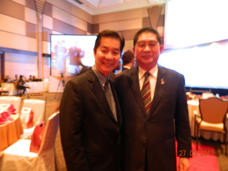 With the Minister of MOSTI With the Minister of MOSTI