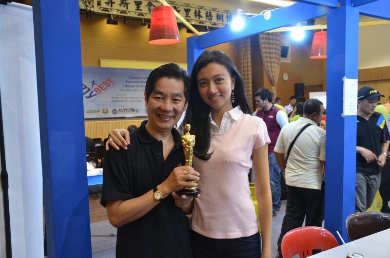'Oscar' winner with Tengku Faizwa 'Oscar' winner with Tengku Faizwa