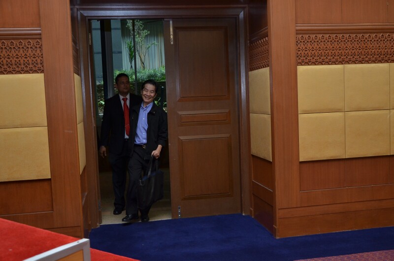 Entering the hall Entering the hall