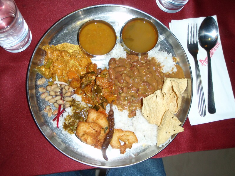 Delicious vegetarian food Delicious vegetarian food