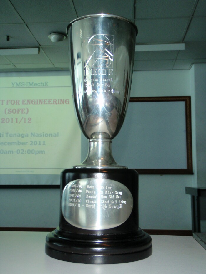 The winner's trophy The winner's trophy