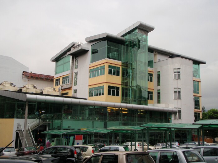 The college building The college building