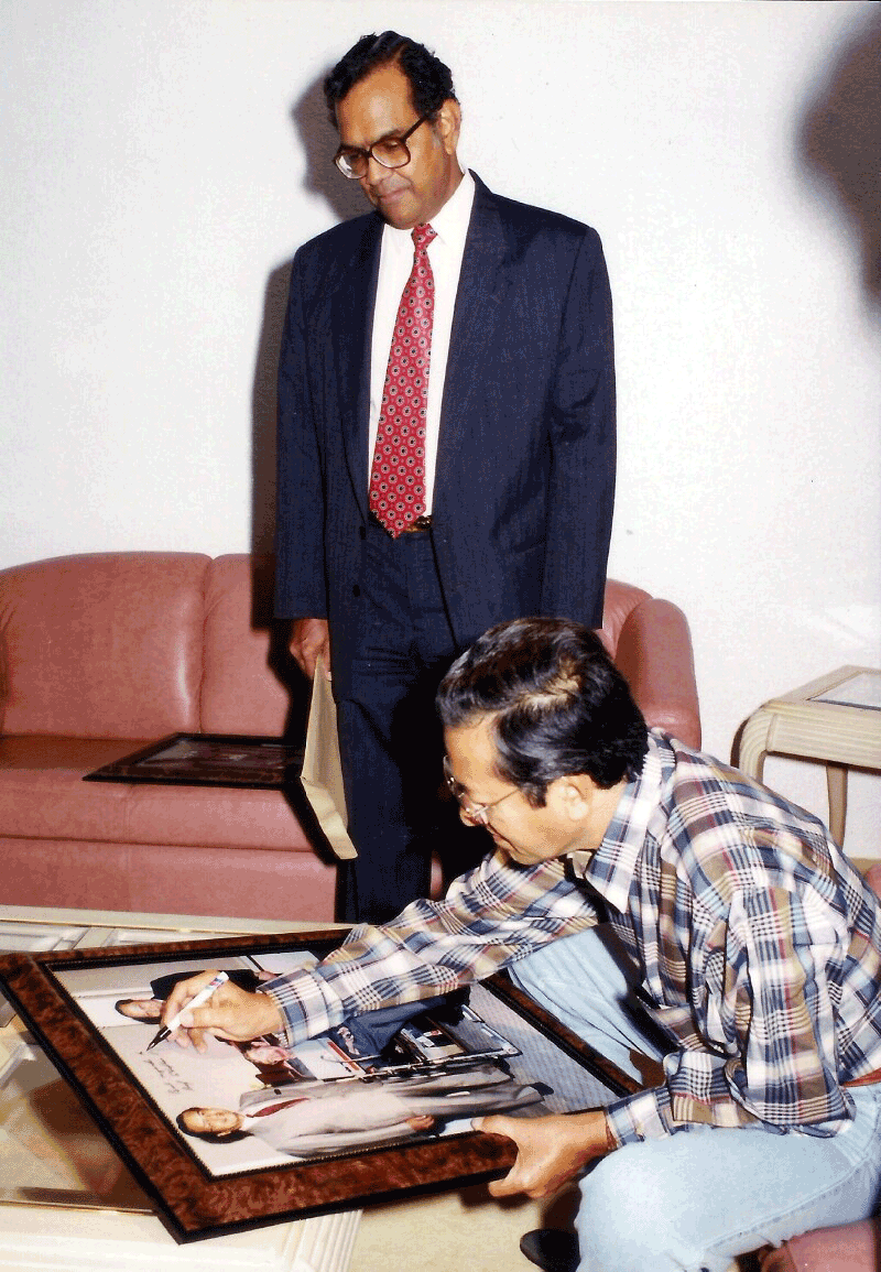 Dr. Mahathir and Dato Kandan Dr. Mahathir and Dato Kandan