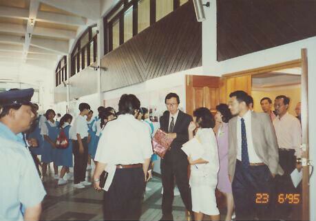 The CM leaving the hall The CM leaving the hall